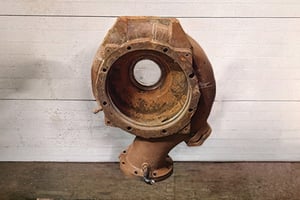 Corroded pump volute before CDWdrives restoration