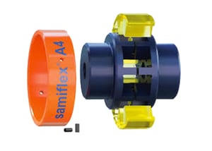 Samiflex coupling with elastomeric insert