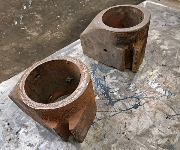 deteriorated Peak Cap Bearing