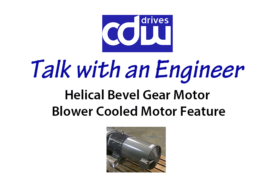 Blower Cooled Motor Feature